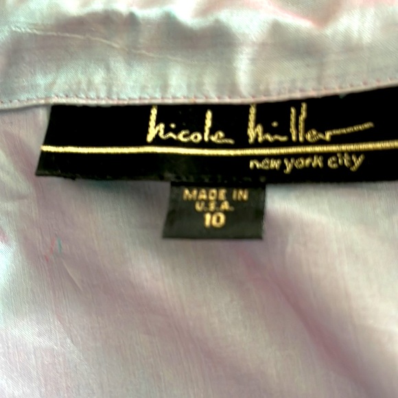 Nicole Miller collection silk blouse and long skirt - Picture 5 of 7